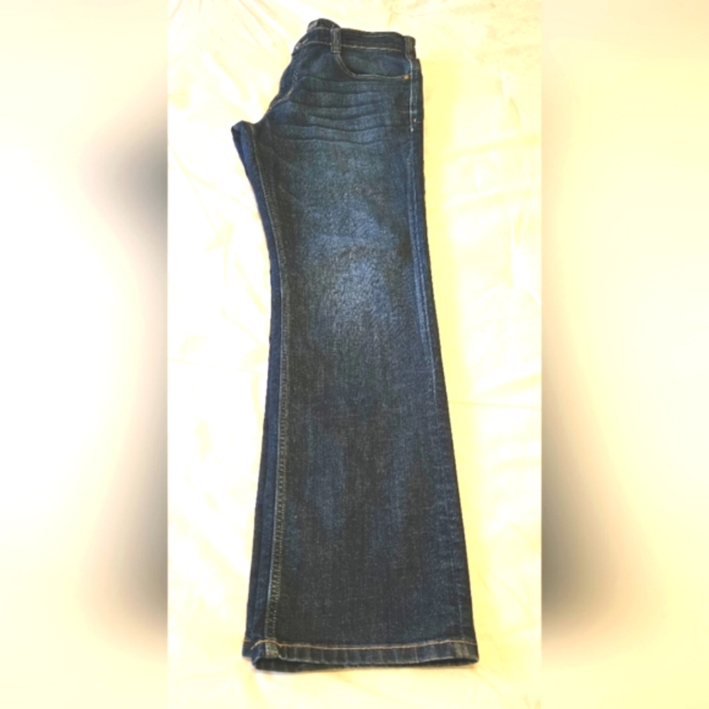 5.11 Tactical Jeans Mens Size 38x34 Dark Blue Denim Whiskers "Always Be Ready" - Picture 12 of 16